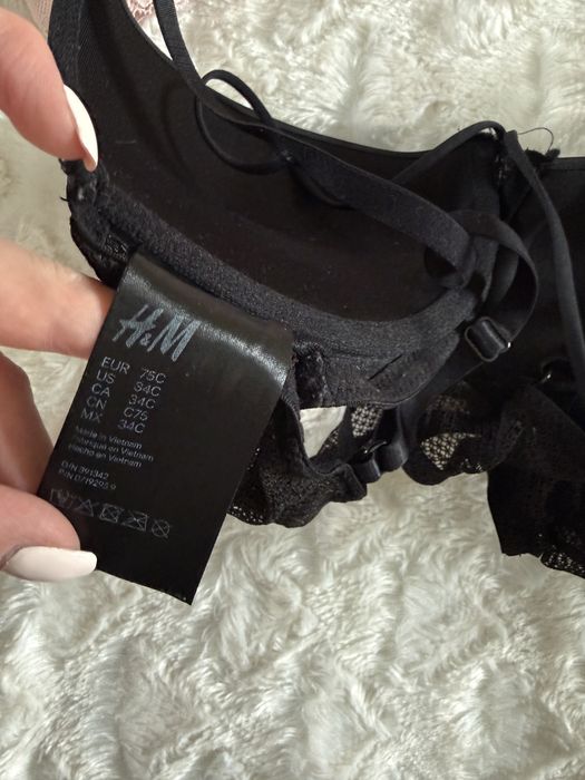 H&M zesfaw stanik biustonosz 75C