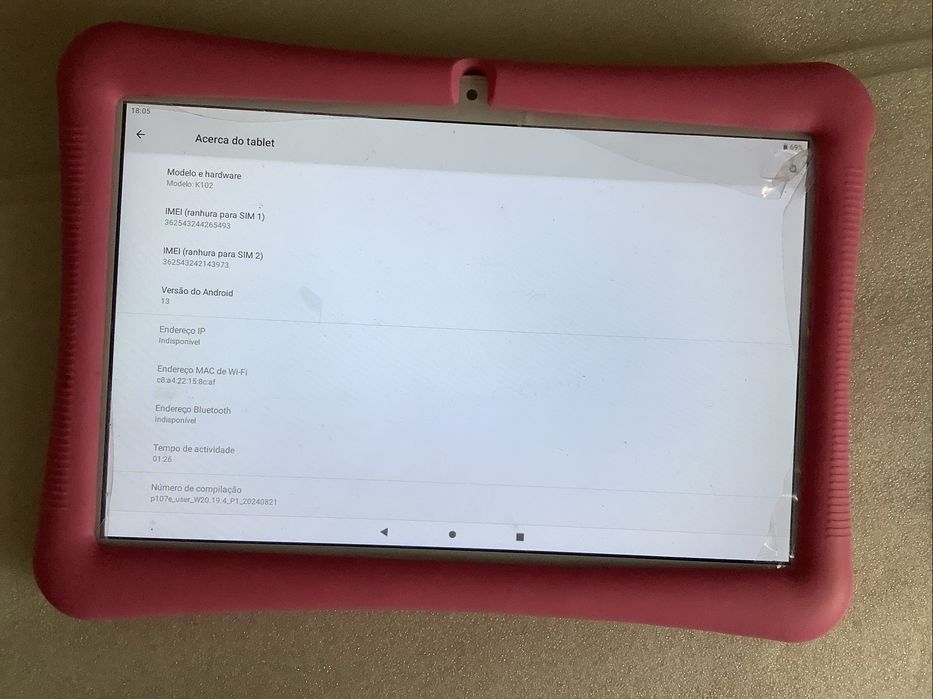 Tablet learn 10.1 para crianca