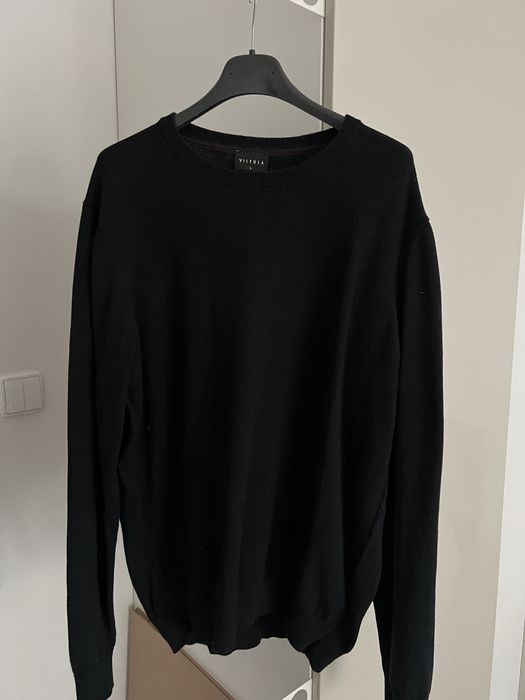 Czarny sweter męski Vistula