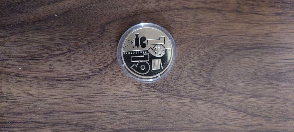 Монета НБУ 5гривень 2019 року Одеська кіностудія 100  років.