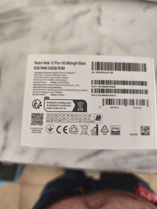 Xiaomi redmi note 12 pro + 5G