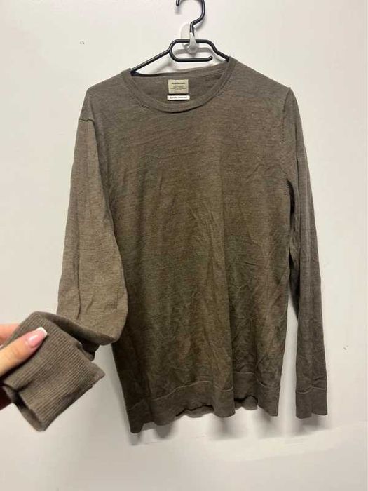 Przepiękny sweterek Jack & Jones – kolor kawa z mlekiem, rozmiar L c9