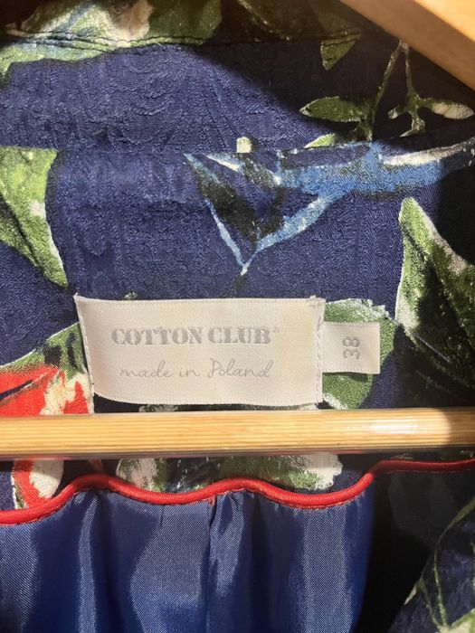 Marynarka Cotton Club w roslinny wzor roz. 38 (M)