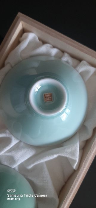 Conjunto Taças Porcelana Chinesa NIDONGFANG ART MUSEUM