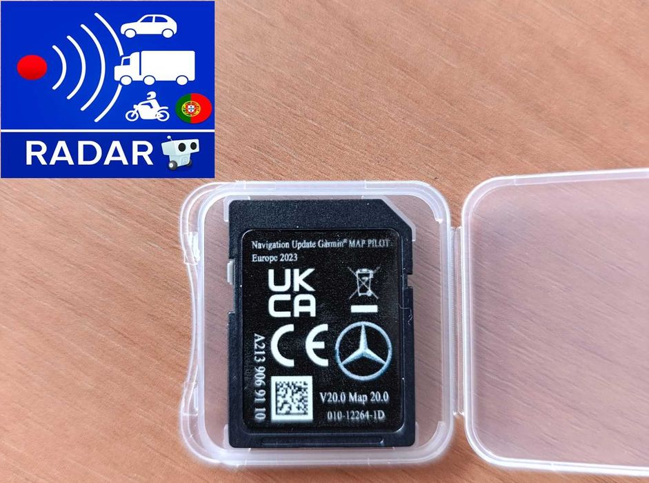 Mercedes-Benz Cartão GPS SD V20 2023/24 + Radares