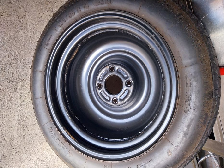 Pneu suplente 125 /80/R15