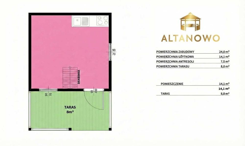 Domek letniskowy 4x6 bez pozwolenia z antresolą | montaż | producent