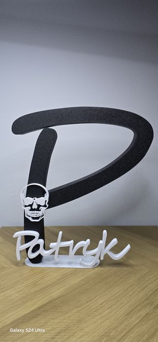 Literka 3D Litera 3D Prezent Imie Druk 3D