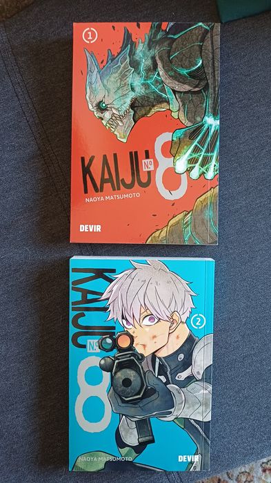 Manga Kaiju 8 Vol. 1 e 2 em Português
