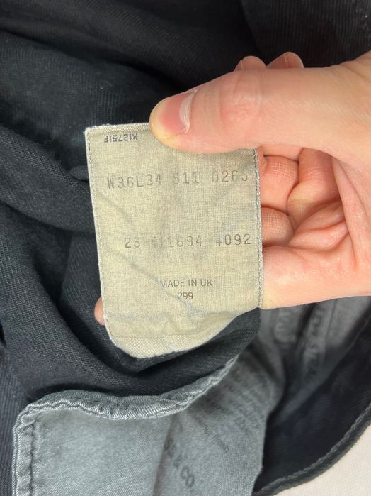 Spodnie Levi’s 511 black 1994 vintage