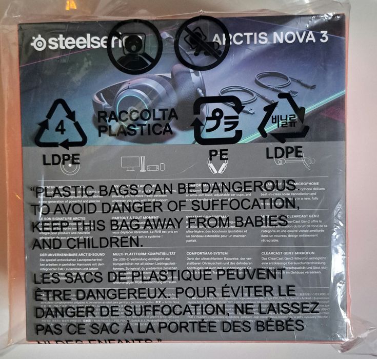 Steelseries arctis nova 3 (nowe)
