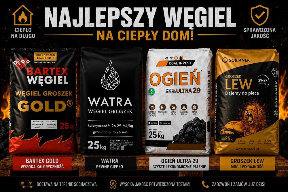 węgiel groszek bartex gold lew 29