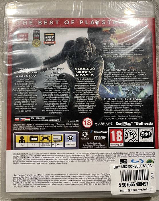 Dishonored: Game of the Year Edition PS3