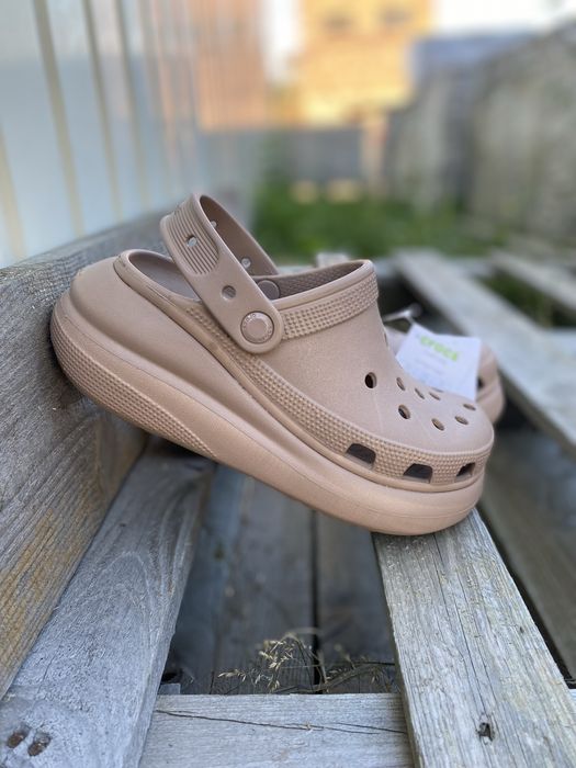 Трендові Crocs Crush Шоколадні Крокси Жіночі
