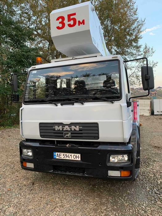 Послуги Оренда Автопіднімача MAN (35м) Аренда Услуга Авто-вышки