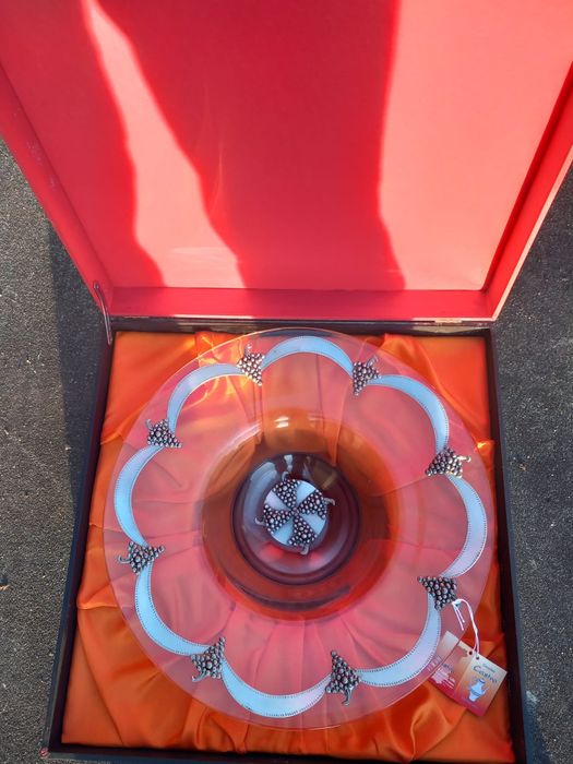 Fruteira estanho puro 95%