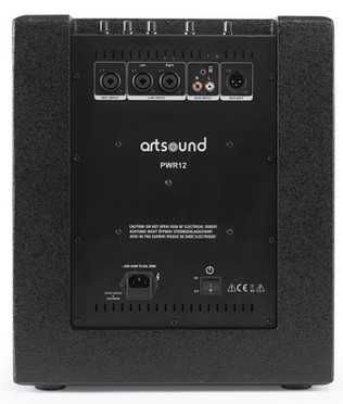 Sistema de som Artsound PWR12  1500whats novo com sacos incluídos