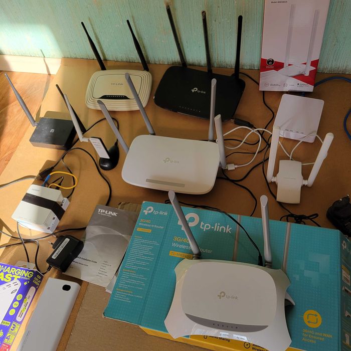 Роутер TP LINK 940 WiFi адаптеры кабеля блок питания