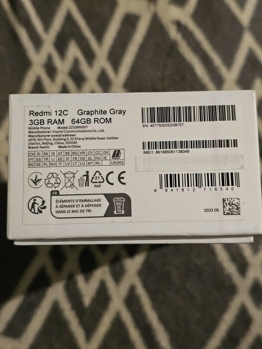 Redmi 12c czarny