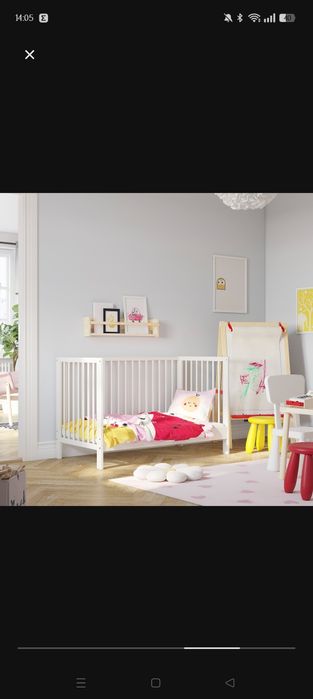 Berço branco GULLIVER IKEA