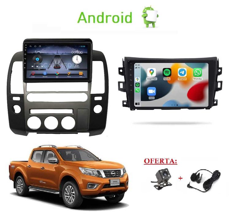 Rádio 2DIN • Nissan NAVARA • D40 / D23 / NP300 • Android 4+64GB