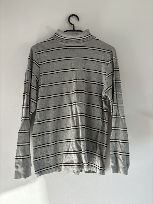 szary golf w paski L idealny na jesien i zime