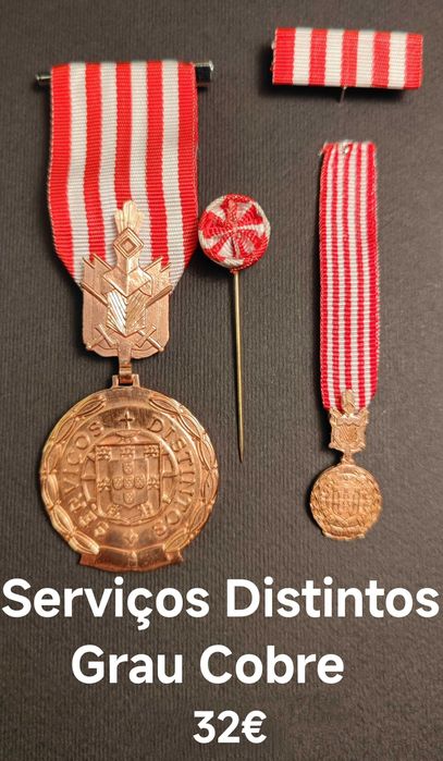 MEDALHA de SERVIÇOS DISTINTOS das FA´s