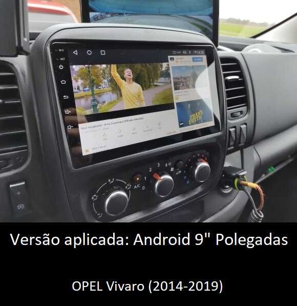 (NOVO) Rádio 2DIN • OPEL Vivaro (Desde 2001 a 2019) • Android [4+64GB]