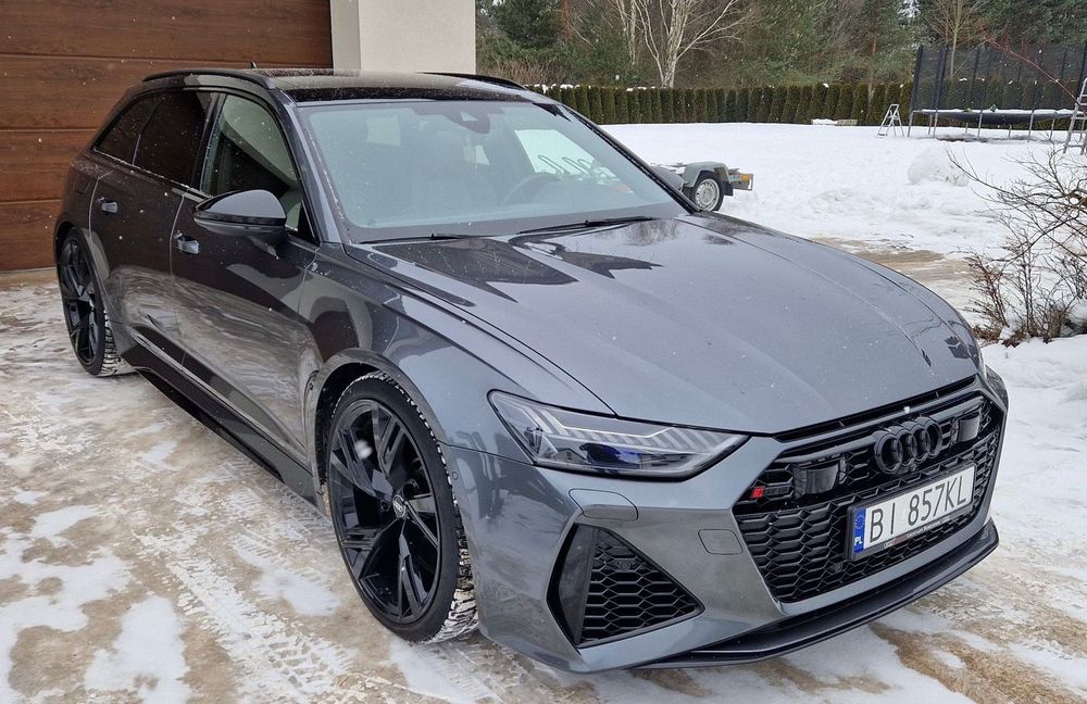 Audi RS6 Avant 600KM Salon Polska Fv23% pakiet dynamic, oś skrętna