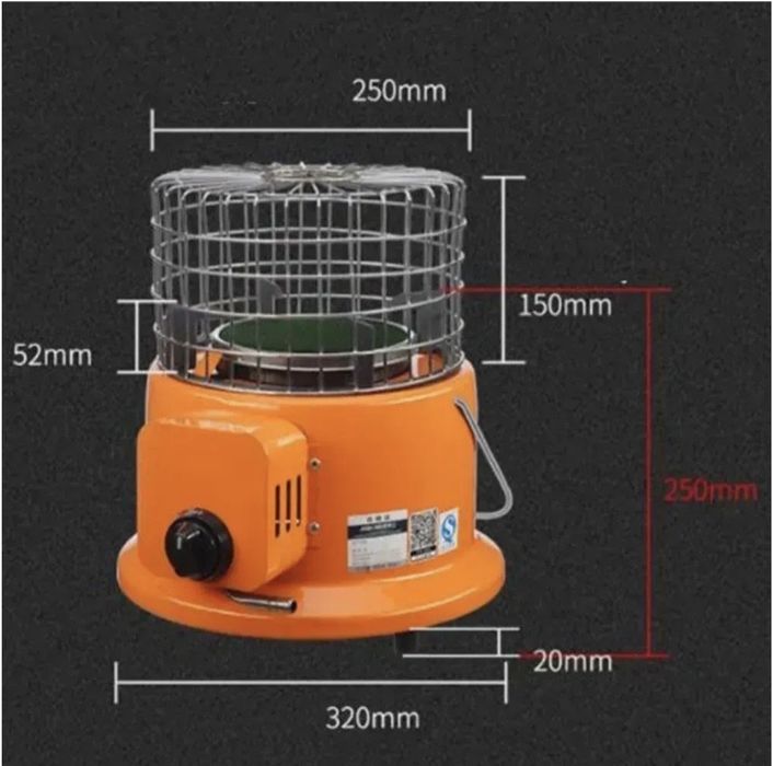 Портативная керамическая газовая плита + обогреватель Star 3,6 кВт