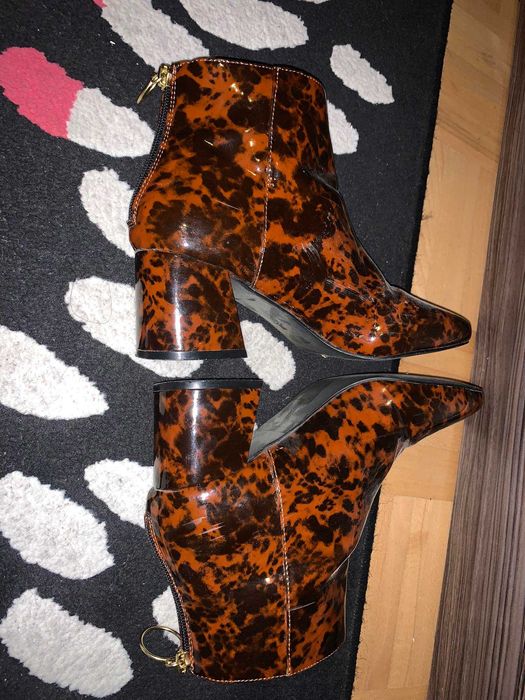 Szylkretowe botki 38 Miss Selfridge