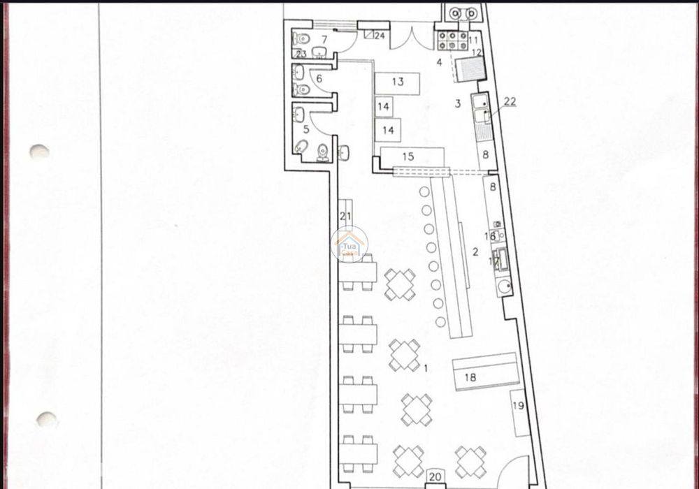 Restaurante com Esplanada em Zona Central e Movimentada