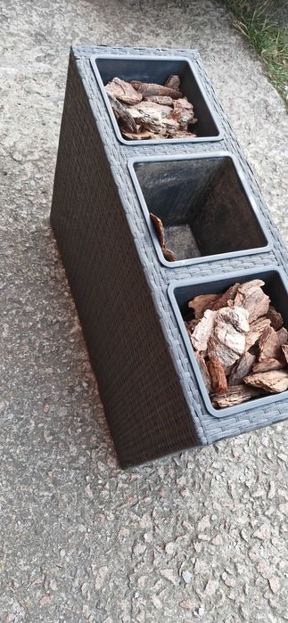 Горщик Stokkand 30х83х60 сірий