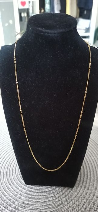 Złoty nowy piękny łańcuszek Aparat 2.3 grama