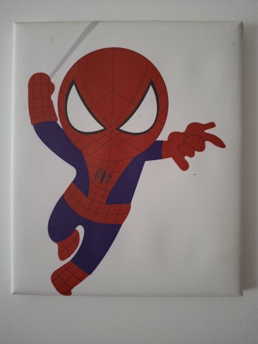 3 quadros Marvel criança