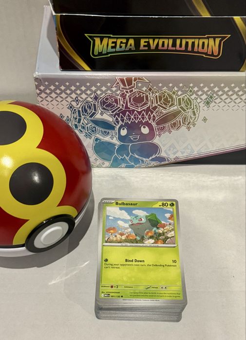 100 zwykłych kart Pokemon Mega Evolution