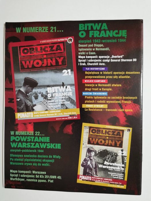 Oblicza Wojny Nr 20 - czasopismo