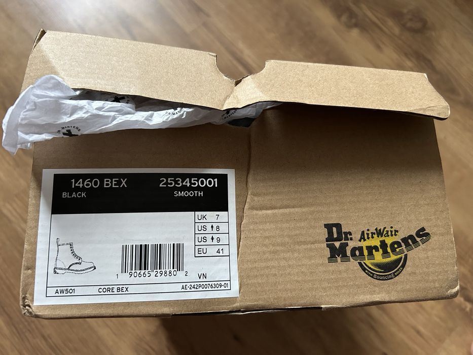 Dr Martens 1460 BEX BLACK Smooth