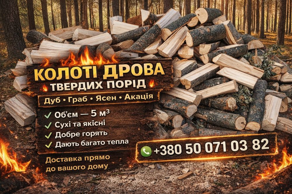 Дрова твердих порід