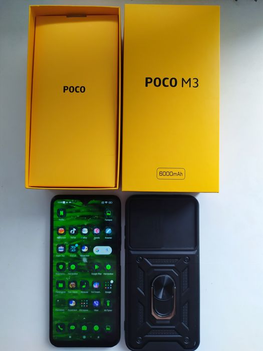 Poco M3 128/6 GB Xiaomi 6000mAh Полный Комплект!