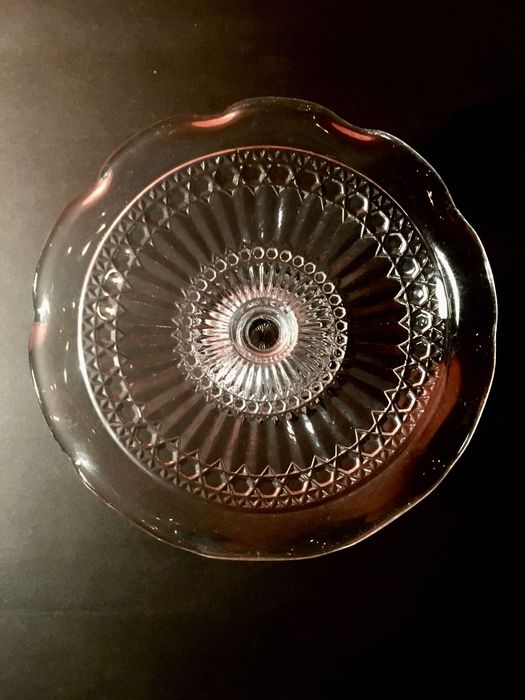 FRUTEIRA de VIDRO - século XX - 20 x 11,5 cm/s