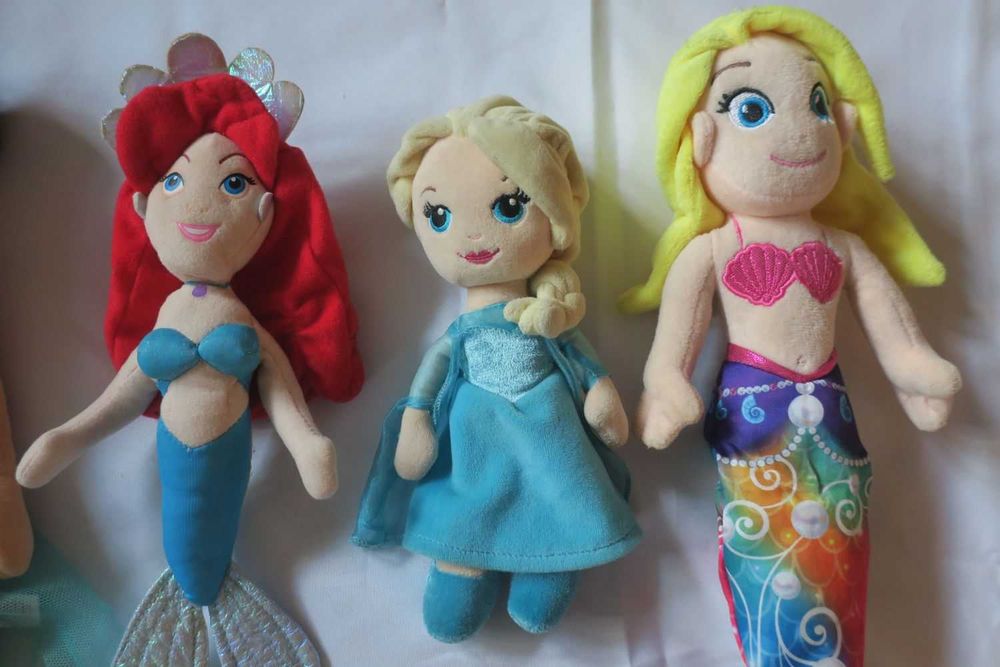 Lalka Anna Elsa Kraina Lodu Syrenka Arielka Jasmina Roszpunka