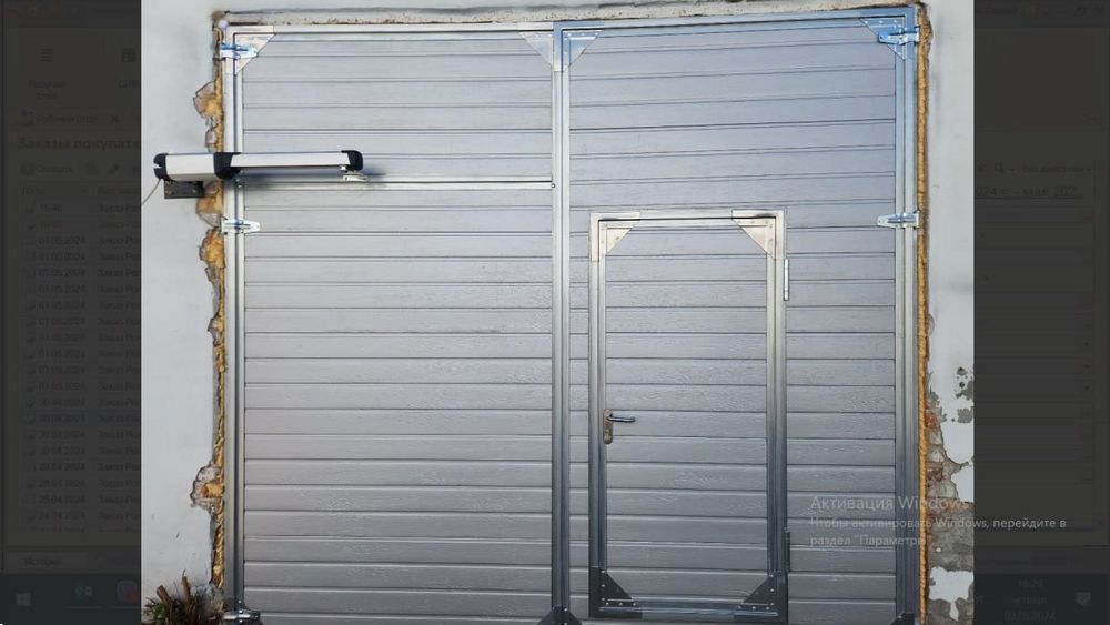 Ворота в гараж/продаж/монтаж