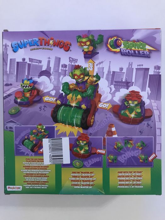 Super Things Super Zings Rival of Kaboom Spike Roller