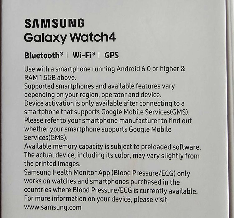 Smartwatch SAMSUNG GALAXY WATCH 4 - stan idealny