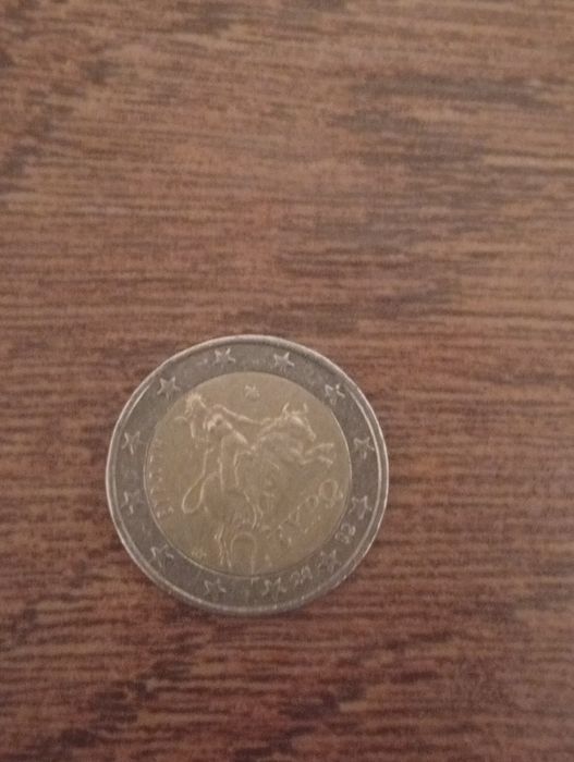 Moeda 2 euros rara Grécia 2002