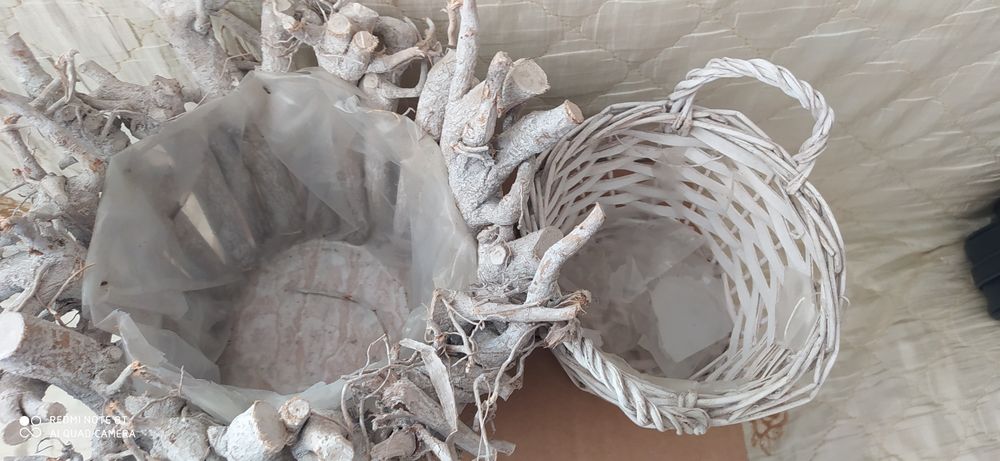 Dwa koszyki na kwiaty 25 zł wyprzedaż