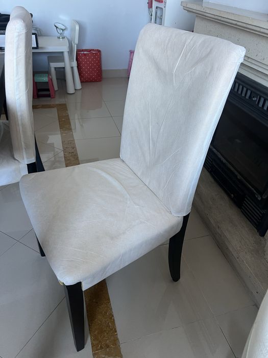 Mesa extensível Ikea BJURSTA + 4 cadeiras