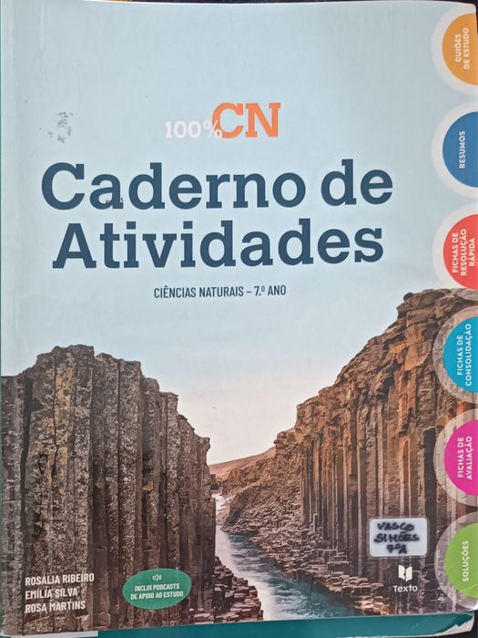 Caderno de Atividades  Ciências Naturais 7º ano - 100% CN