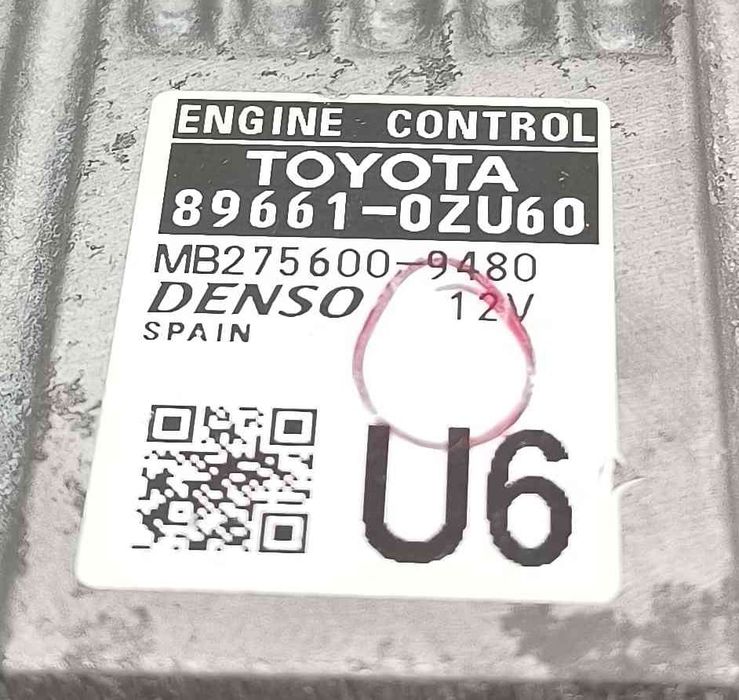 Centralina Motor / ECU 89661-0ZU60 - TOYOTA AURIS
